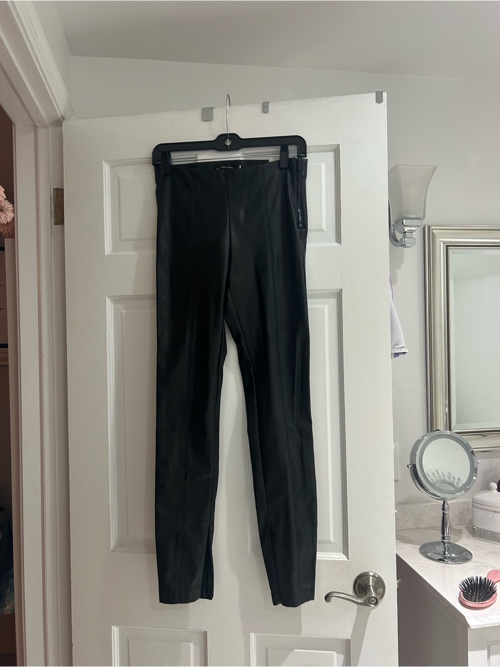 Zara leather pants